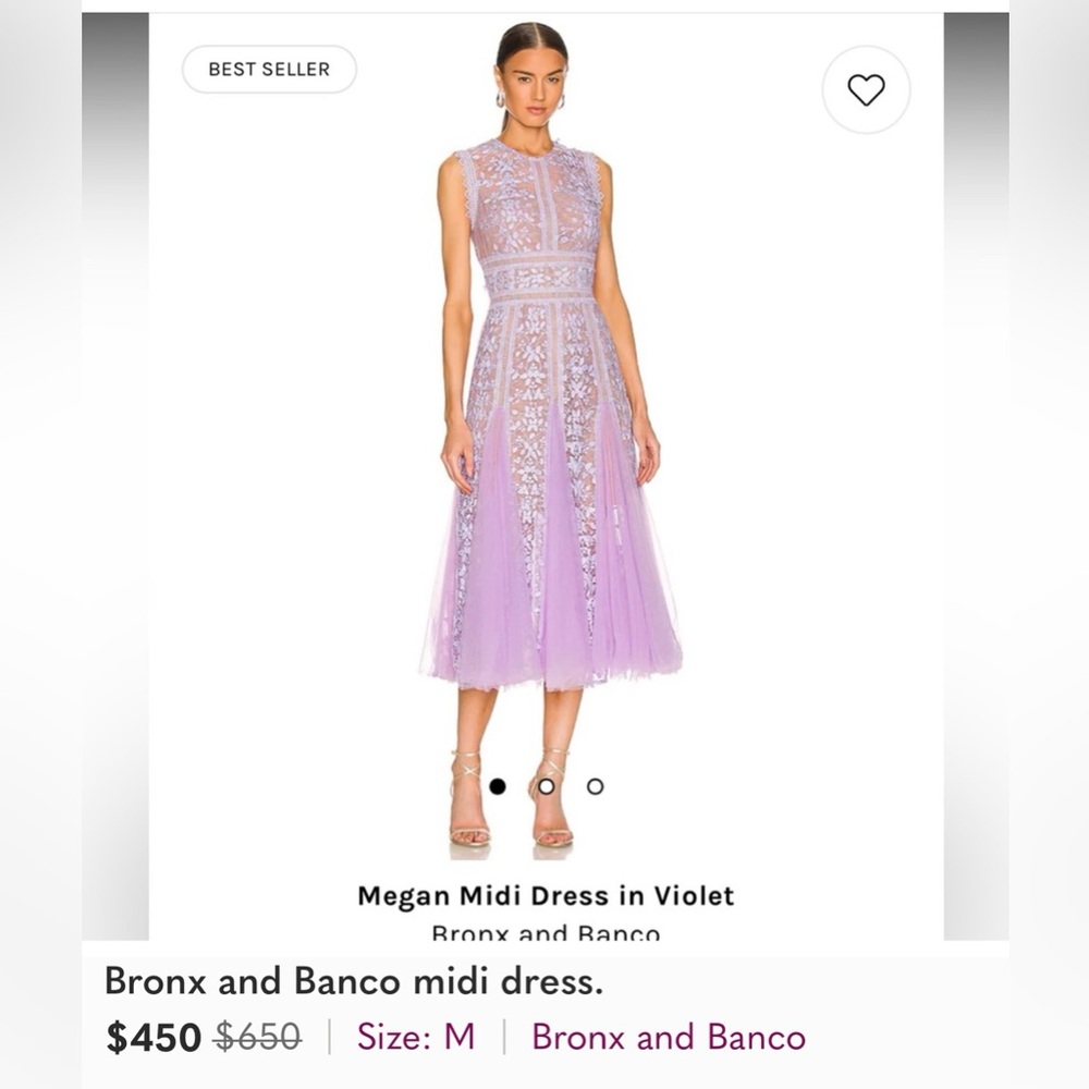 NWT Bronx and Banco lace dress